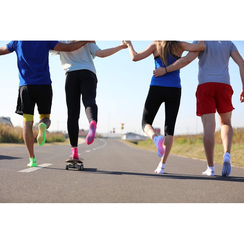 Rainbow Socks – Women's, Men's, Neon, Trainers, Sport Stopper Socks