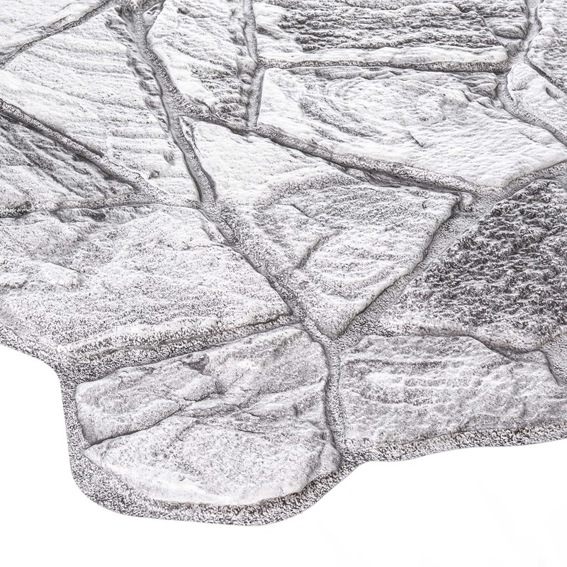Dundee Deco 3D Wall Panels - White Charcoal Faux Stone