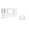 Surface-Mounted Small Distributor/Fuse Box/Distribution Box Surface-Mounted IP40 2,4,6,8,12,16,24,36 Modules, 1,2,3