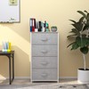 YITAHOME Dresser with 4 Drawers - Fabric Storage Tower, Organizer