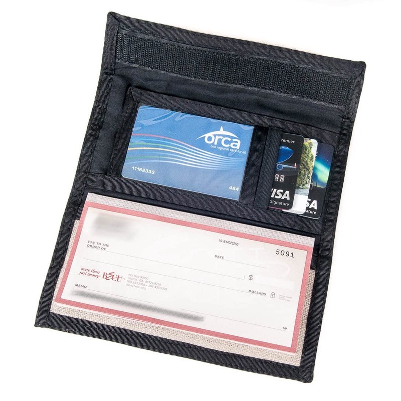 hempmania Slim Pocket Book Wallet (Indigo)
