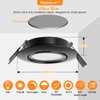 GeyouLux IP44 LED Downlights Dimmable 3000K Warm 4000K Neutral 6500K