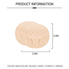 SooGree Almohadillas Para El Antepié De Tela De Nido De Abeja, Almohadillas Suaves Para La Bola Del Pie, Calcetines Invisibles Para Los Dedos De Los Pies De Las Mujeres, Calcetines Para La Mitad Del A