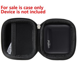Adada Hard Travel Case for Crucial X6 500GB / 1TB / 2TB / 4TB Portable SSD External Solid State Drive