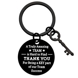 Thank You Gifts for Women Men Employee Coworker Boss Day Gifts Keychain for Women Men Team Leader Gifts for Manager Surpervivor Teacher A Truly Amazing Is Hard to Find Keychain Gift Engraved