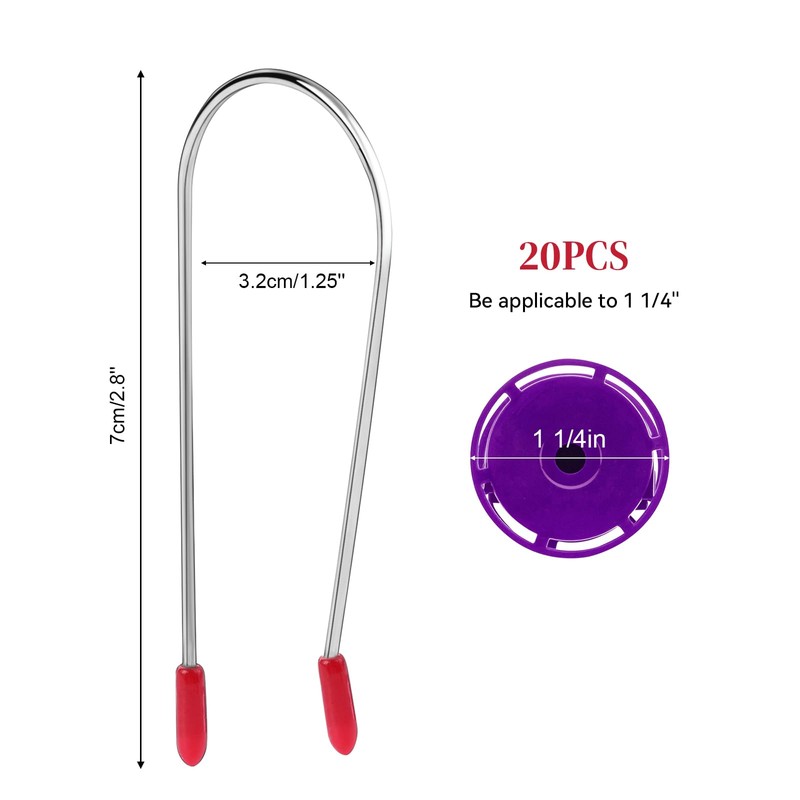 20 Pieces Hair Roller Clips, Replacement Securing Pins Kit for
