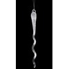 Toyland® Pack Of 6 - 15cm Glass Frosted Icicle Decorations