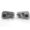 Pair Aluminium Door Striker Door Pin Adapter for Jeep CJ7