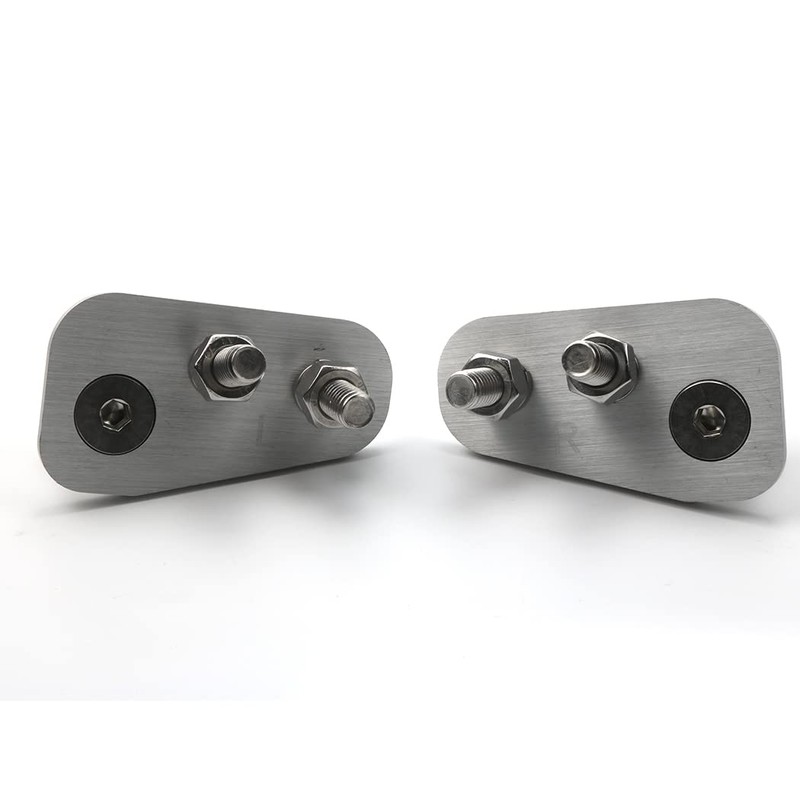 Pair Aluminium Door Striker Door Pin Adapter for Jeep CJ7