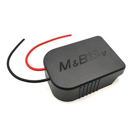 QINIZX Power Wheels Adaptor for Bosch/Makita 18V 14.4V Battery Power Mount Connector Adapter Dock Holder with 12 awg Wires DIY Power Tools RC Toys