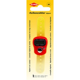 Kleiber + Co. GmbH 69986 Digital Row Counter, Plastic, Red, 10.5 x 2.8 cm