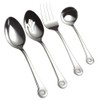 Ginkgo International Sanibel Surf 4-Piece Stainless Steel Hostess Serving Set