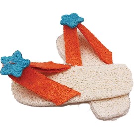 A&E Cage Company 52400988: Toy Loofah Flip Flops
