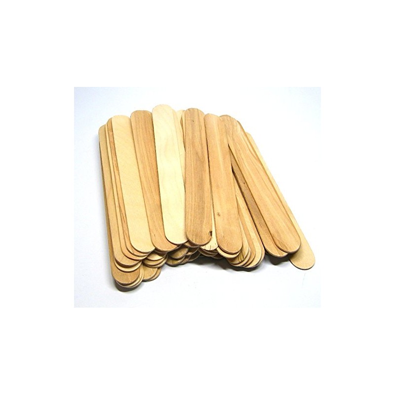 200 Pc Wood Wax Applicator Stick Assortment for Facial, Eyebrow,