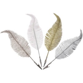ORFOFE 4piezas Adornos Navideños De Artificiales para Decoración De Árbol De Navidad Clips para Manualidades y DIY para Ocasiones Interiores y