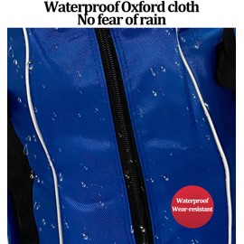 TBQATNTS Fencing Suit Holdall - Pull Rod Bag with Wheels, Foil/Epee/Saber Mask and Fencing Suit Compatible, Gray