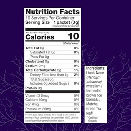 Host Defense MycoBrew Matcha Drink Mix with Lion's Mane Mushroom