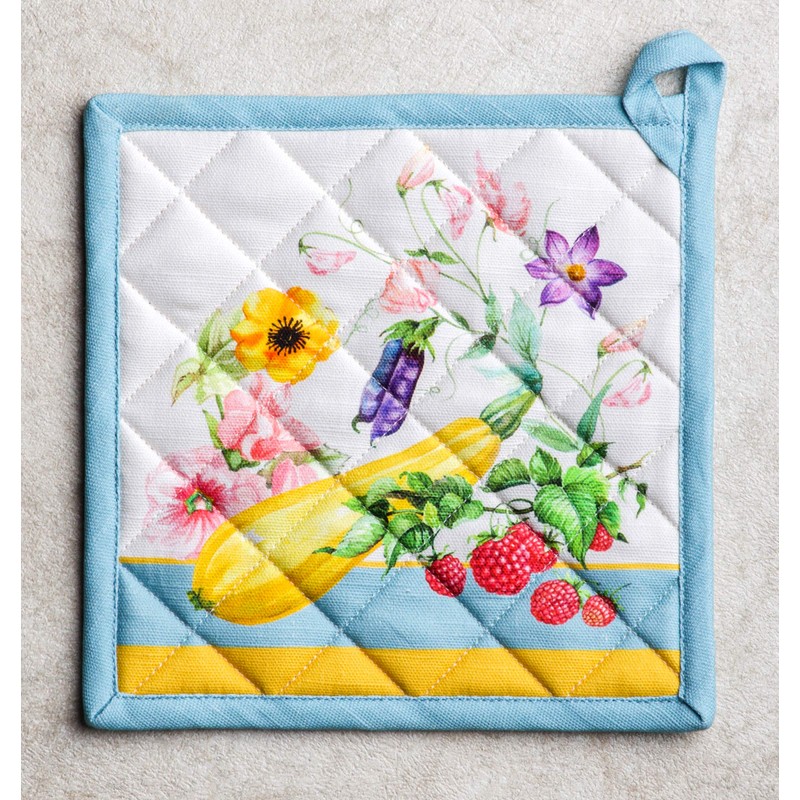 Maison d' Hermine Spring/Summer Set with Oven Gloves and Pot