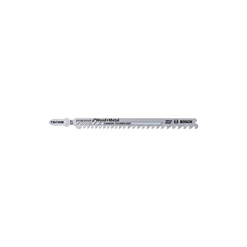 Bosch, 2608667562, Professional 3-Piece Jigsaw Blade Set, T 367 XHM