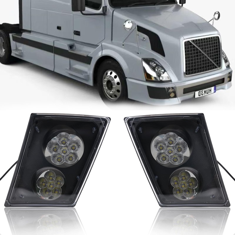 TINWID1919 LED Fog Light Lamp Replacement for 2003-2017 Volvo VNL/VN
