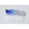 Rainbow of Surf Tumbled Sea Glass Hair Comb