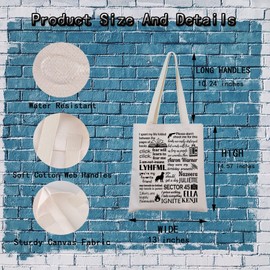 Shatter Series Book Tote Bag - Fandom Gift for Book Lovers - Bookish Merch 45 Sector (45 Tote)