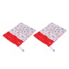 2pcs Cloth Diaper Wet Dry Bags Waterproof Reusable Wet Bags