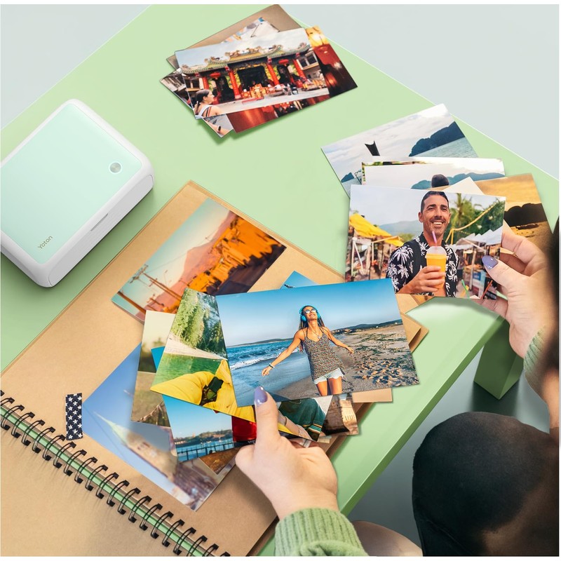 YOTON Photo Printer, Picture Printer with 54 Sheets (4"x6") &