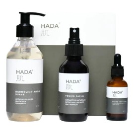 Hada Skincare - Kit 3 En 1, Dermolimpiador, Tónico, Suero H.                                                                                          