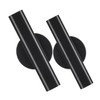 Kisangel 2pcs Wall Arrangement Wall Vases Black Wall Hanging Vase