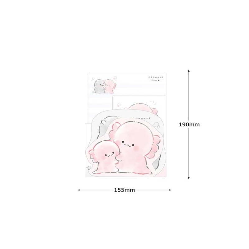 Kamio Japan Letter Die-Cut Character Letter Neighbor MIX 225444