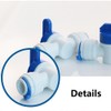 TopHomer Water Purifier Pipe Fittings, 1/4" Universal Water Purifier, Quick