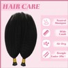 YoungSee I Tip Hair Extensions Human Hair Black Itip Hair