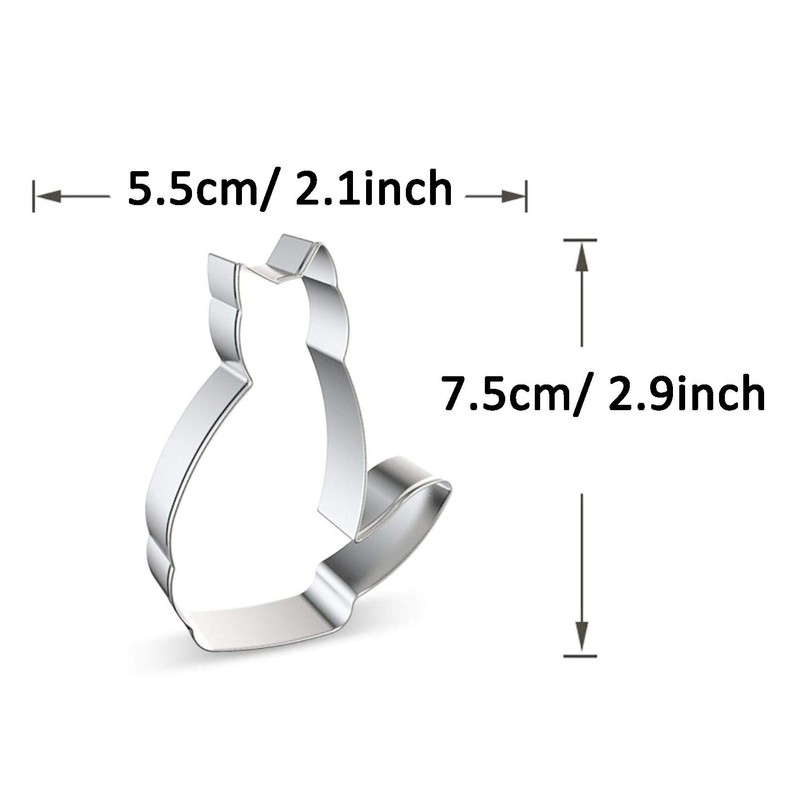 WDYJMALL Cat Shape Cookie Cutter - G