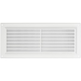 Repa Market 10'' x 3'' Inch Plastic White - Vent Cover - Rectangular Duct Cover - Air Vent Louver - Protective Screen Mesh - HVAC Ventilation
