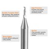 sourcing map Spiral Router Bit 1mm Cut Dia 1/8" Shank