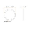 sourcing map 50Pcs 32mm Internal Retaining Ring Circlip, 304 Stainless