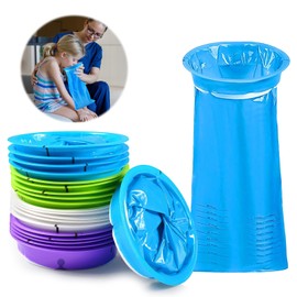 Pack of 20 Burp Bags, Car Poop Bags, 1000 ml Disposable Vomiting Bag, Opaque Bag, with Sealing Ring, for Travel Nausea, Pregnant Women & Taxi Drivers, Provides Safety and Comfort