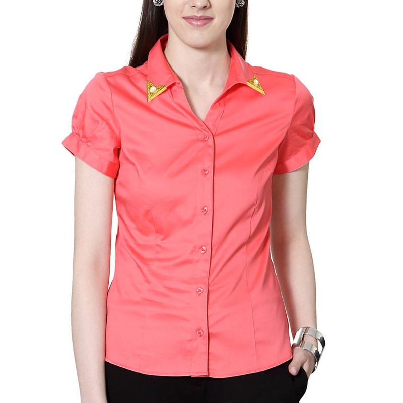 HHH Design Brass Finish Western Collar Tip w/8x6mm Bezel