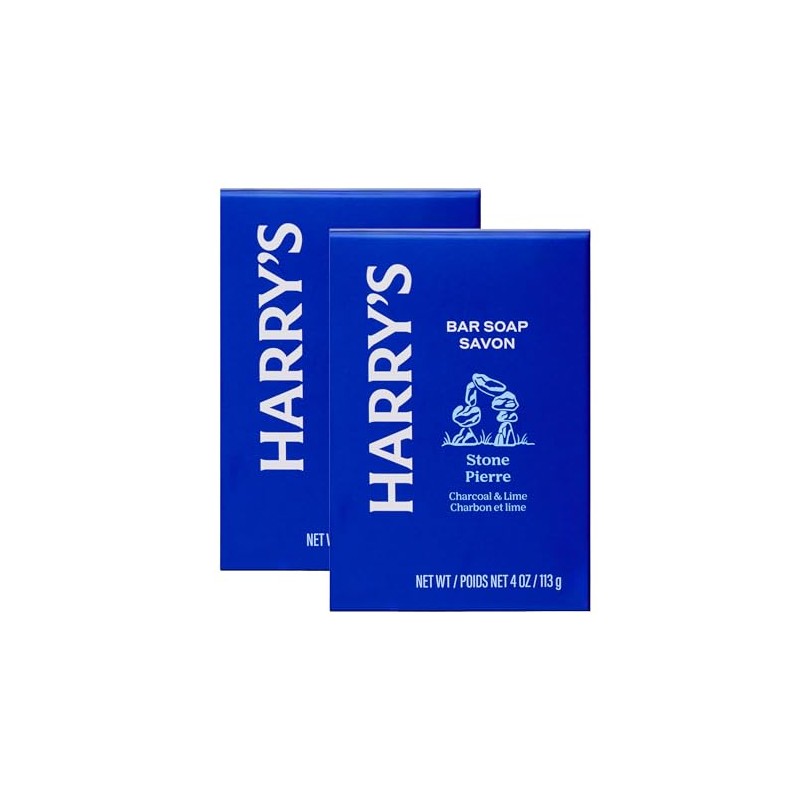 Harry's Bar Soap for Men - Stone Scent, 4 oz