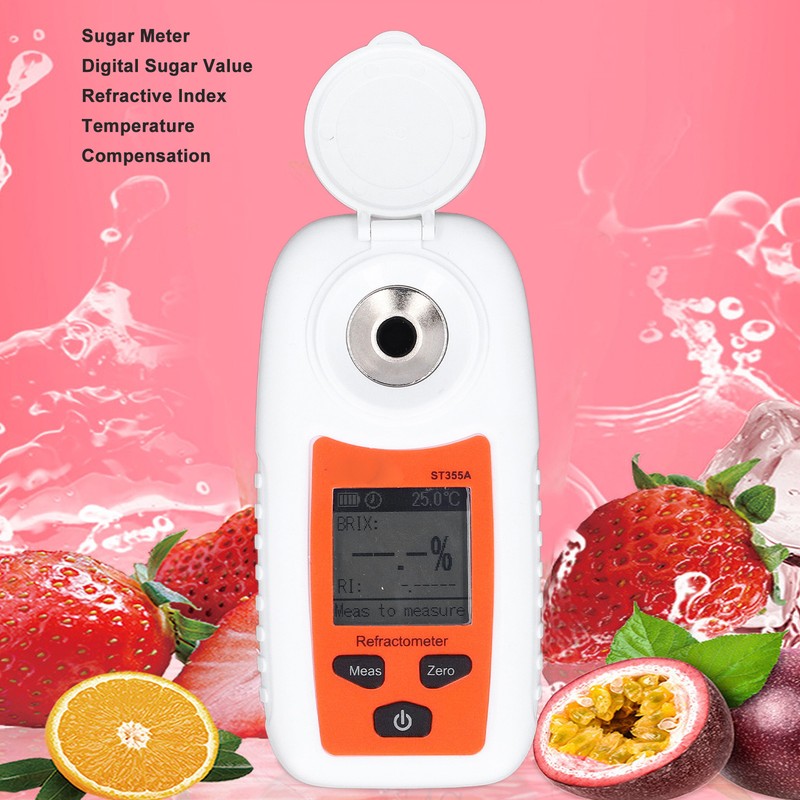 Handheld Sugar Meter High Accuracy Portable 0‑55% Testing Range Fruit