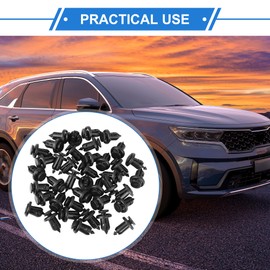 VekAuto 4 Pcs Retainer Clips Compatible for Honda Accord Civic CR-V Odyssey, No.91506-S9A-003 Plastic Black