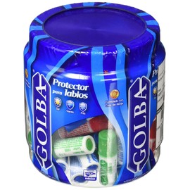 Golba Protector Labial Exhibidor 60 x 2.5 g, 60 unidades