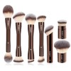 Brochas para Maquillaje Profesional, 7 PCS Brocha de Maquillaje de