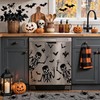 Halloween Dishwasher Magnets Dancing Skeleton Ghost Bat Decor