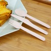 EXZACT Disposable Wooden Cutlery 150 Pieces Recyclable Party Forks and