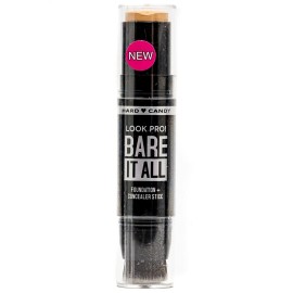 Hard Candy Look Pro! BARE IT ALL Foundation & Concealer Stick, 1359 Light