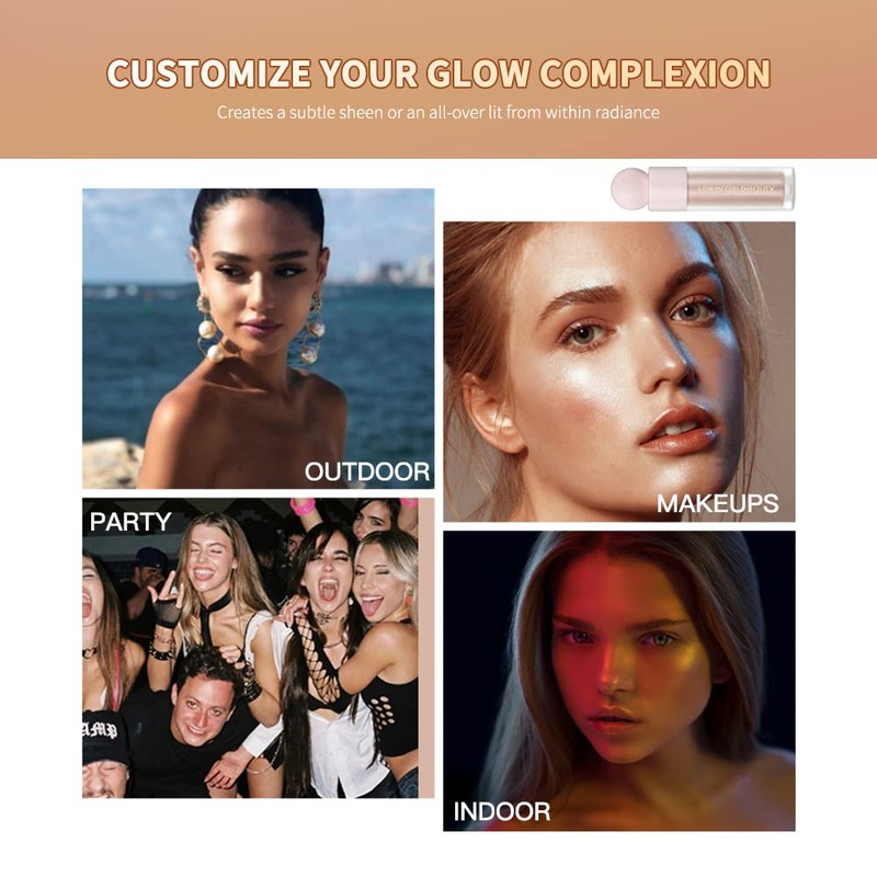 Liquid Contour Stick Makeup Glotion, Waterproof Luminous Lotion, Silky Smooth