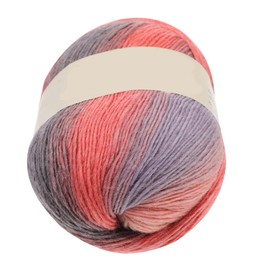LALAFINA 1Roll Woolen Yarn DIY Knitting Supplies Gradient Color Knitting Yarn for Handcraft Projects for Sweaters Hats and Accessories