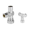 EFIELD 1/4-Turn Loose Control Key Angle Stop Valve 1/2" Nominal